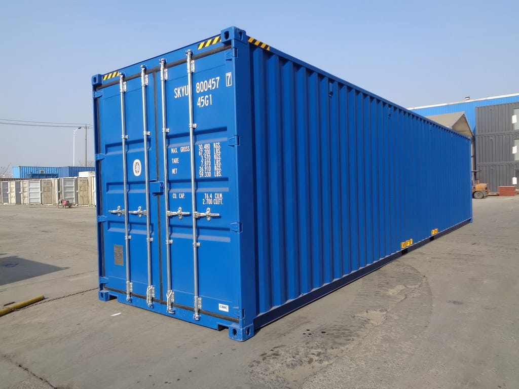 40 FUSS Seecontainer NEU
